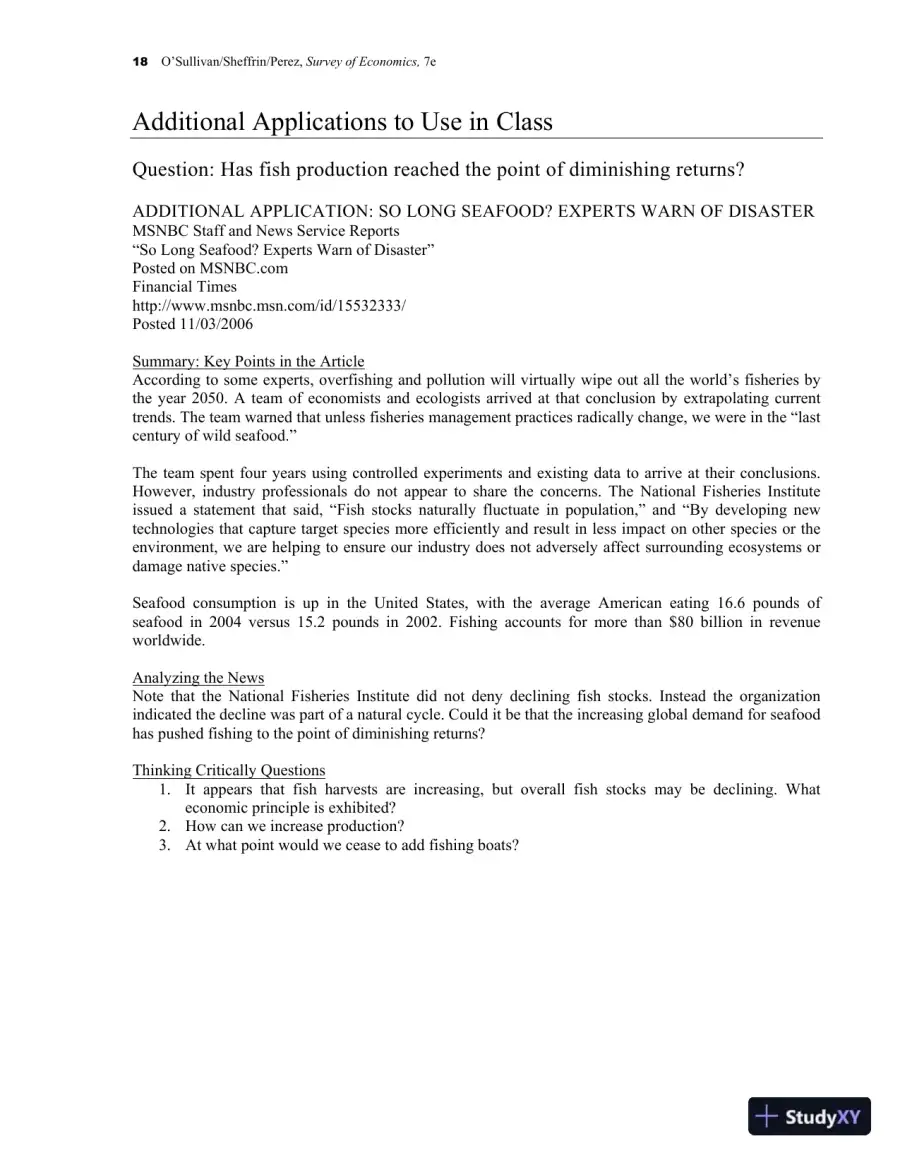 Class Notes for Survey of Economics: Principles, Applications, and Tools, 7th Edition, page 25