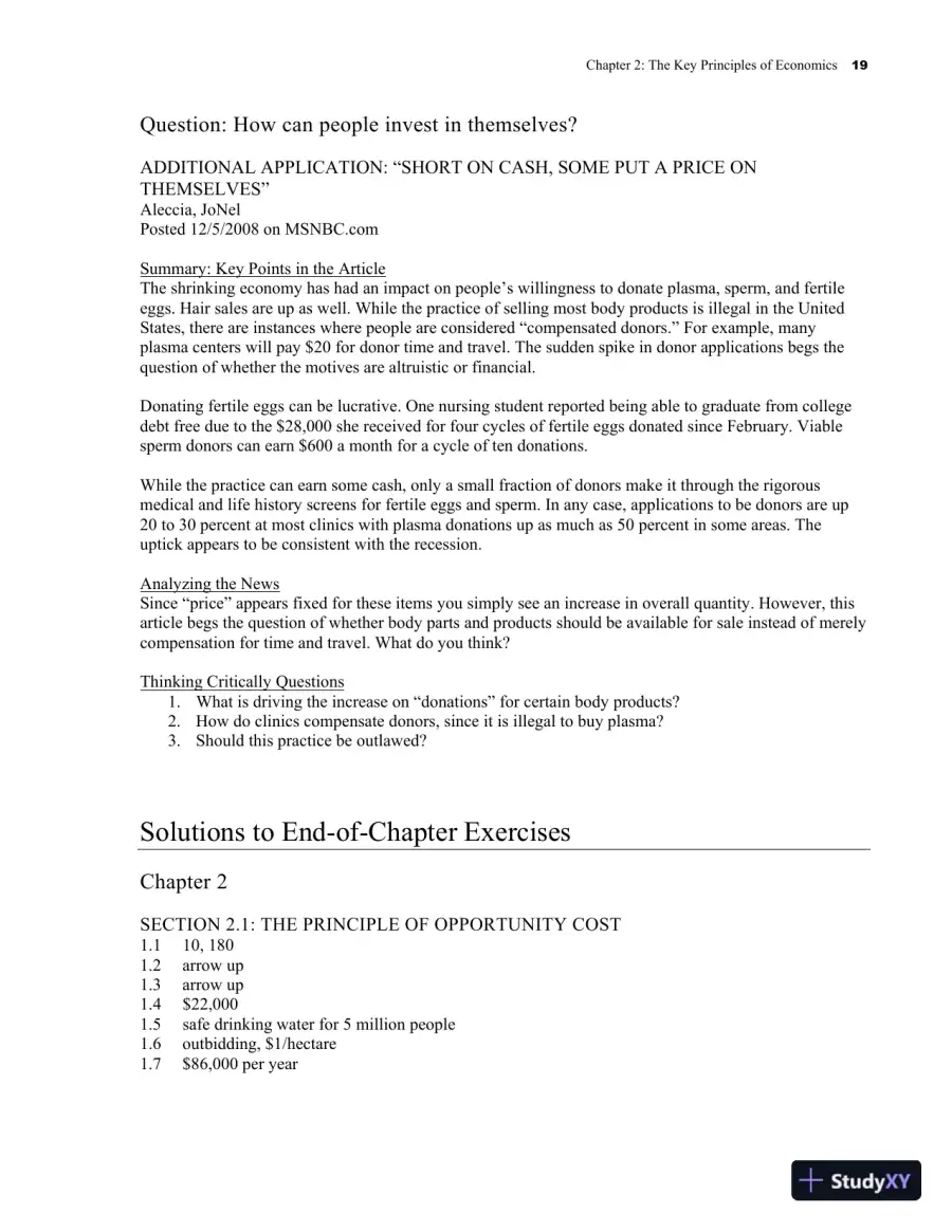 Class Notes for Survey of Economics: Principles, Applications, and Tools, 7th Edition, page 26