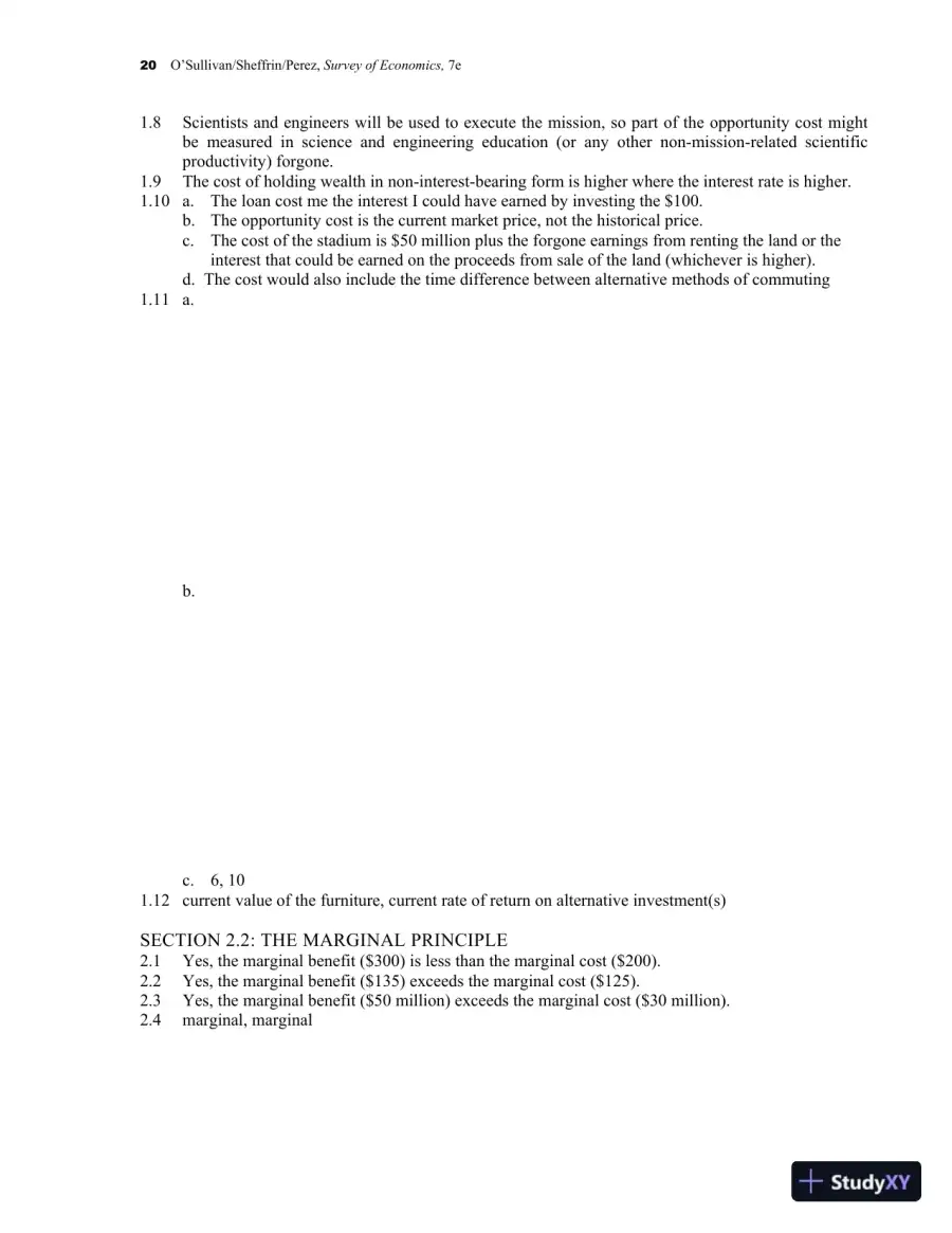 Class Notes for Survey of Economics: Principles, Applications, and Tools, 7th Edition, page 27