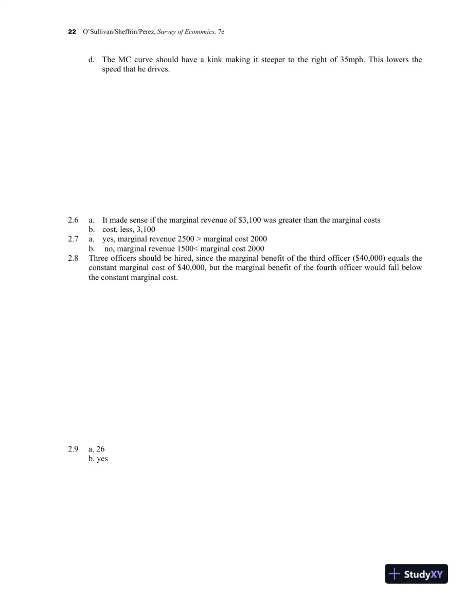 Class Notes for Survey of Economics: Principles, Applications, and Tools, 7th Edition, page 29