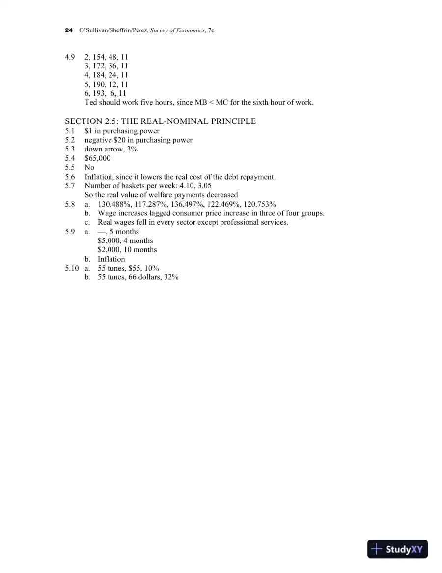 Class Notes for Survey of Economics: Principles, Applications, and Tools, 7th Edition, page 31