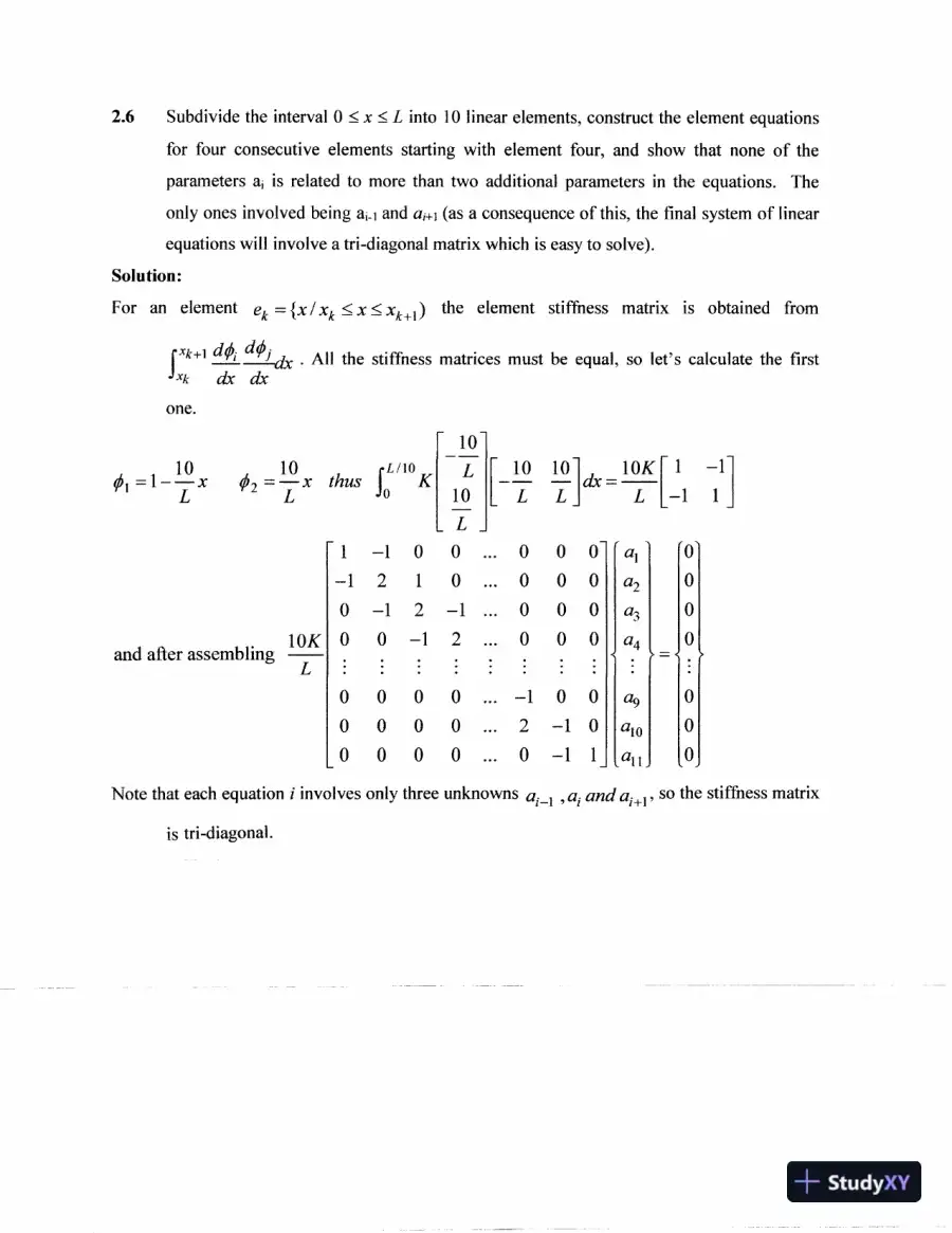 Solution Manual for The Finite Element Method: Basic Concepts and Applications with MATLAB, MAPLE, and COMSOL,, 3rd Edition, page 10