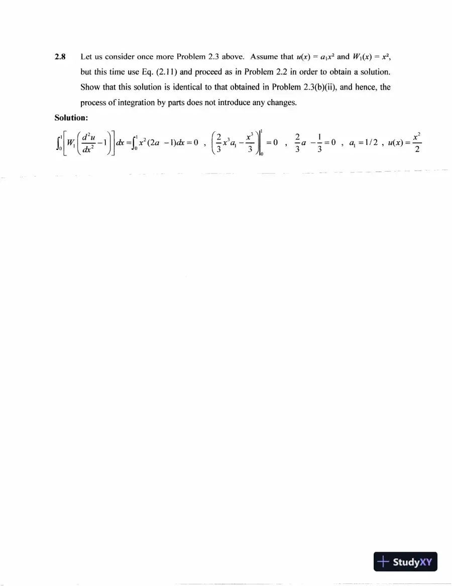 Solution Manual for The Finite Element Method: Basic Concepts and Applications with MATLAB, MAPLE, and COMSOL,, 3rd Edition, page 12