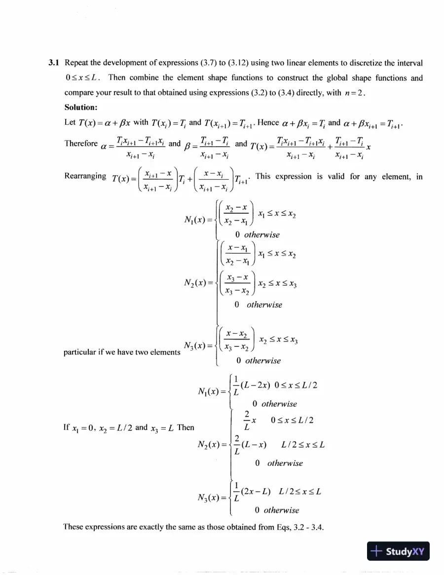 Solution Manual for The Finite Element Method: Basic Concepts and Applications with MATLAB, MAPLE, and COMSOL,, 3rd Edition, page 14