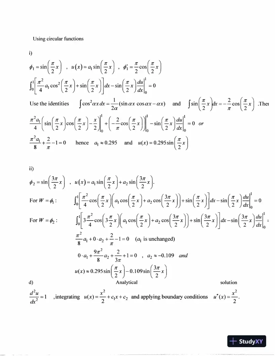 Solution Manual for The Finite Element Method: Basic Concepts and Applications with MATLAB, MAPLE, and COMSOL,, 3rd Edition, page 8