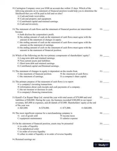 Financial Accounting 6th Canadian Edition Test Bank - Page 4 preview image
