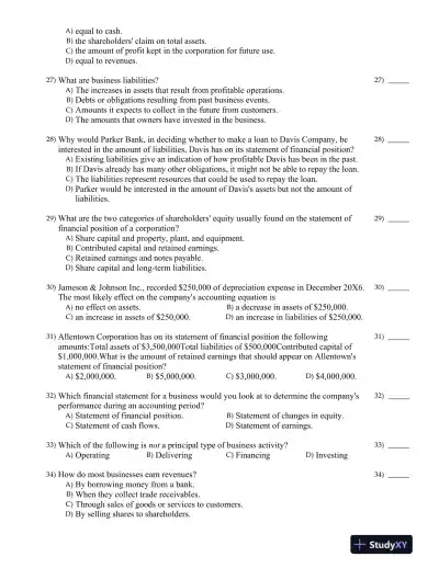 Financial Accounting 6th Canadian Edition Test Bank - Page 5 preview image
