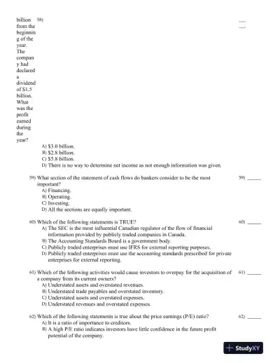 Financial Accounting 6th Canadian Edition Test Bank - Page 9 preview image
