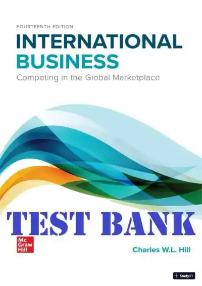 Test Bank for ISE International Business: Competing in the Global Marketplace, 14th Edition (Chapters 1-10) - Page 1 preview image