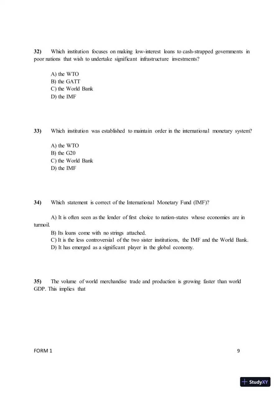 Test Bank for ISE International Business: Competing in the Global Marketplace, 14th Edition (Chapters 1-10), page 12