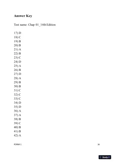 Test Bank for ISE International Business: Competing in the Global Marketplace, 14th Edition (Chapters 1-10) - Page 29 preview image