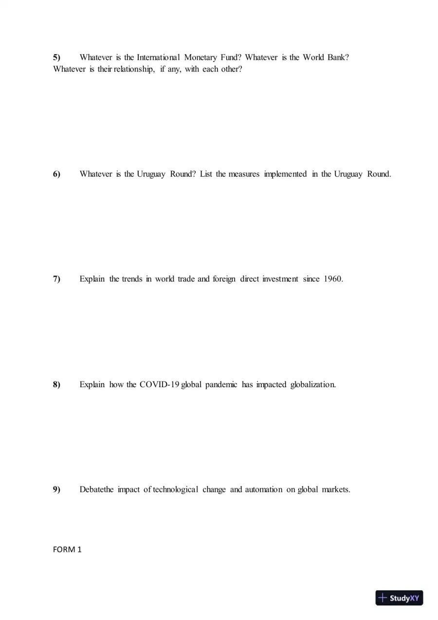 Test Bank for ISE International Business: Competing in the Global Marketplace, 14th Edition (Chapters 1-10), page 4