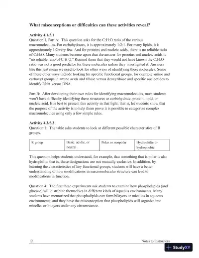 Solution Manual For Campbell Biology, 9th Edition - Page 13 preview image