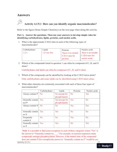 Solution Manual For Campbell Biology, 9th Edition - Page 14 preview image