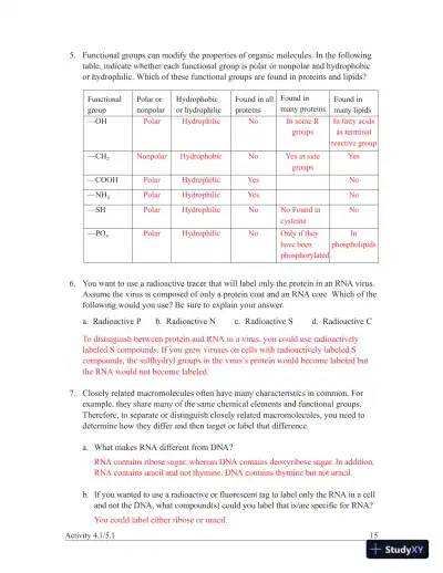 Solution Manual For Campbell Biology, 9th Edition - Page 16 preview image
