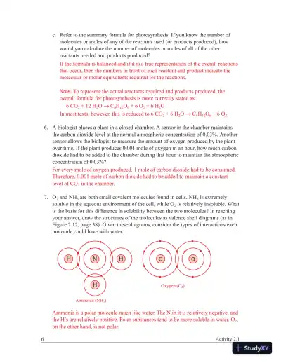 Solution Manual For Campbell Biology, 9th Edition - Page 7 preview image
