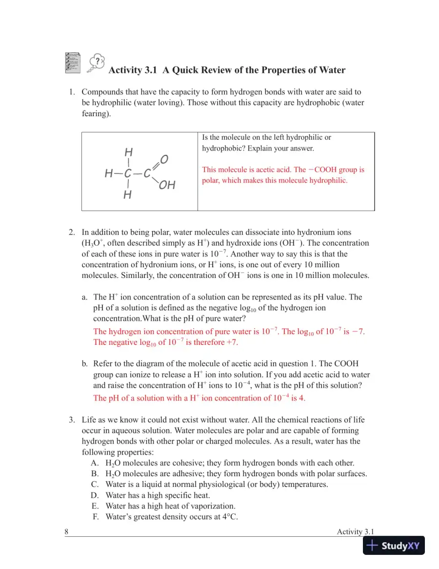 Solution Manual For Campbell Biology, 9th Edition, page 9