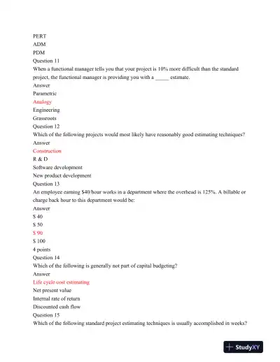Strayer BUS 375 Final Exam - Page 4 preview image