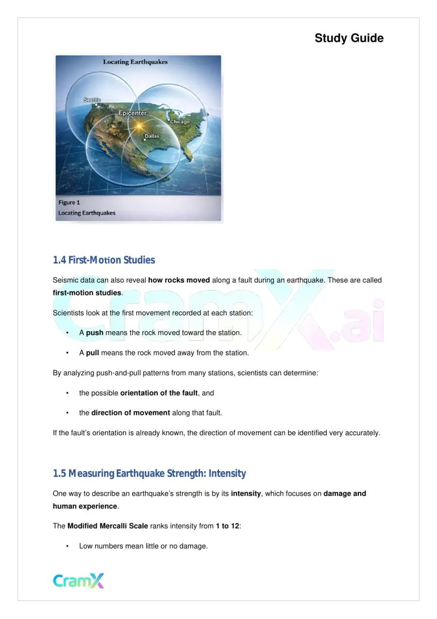 Geology - Earthquakes, page 3