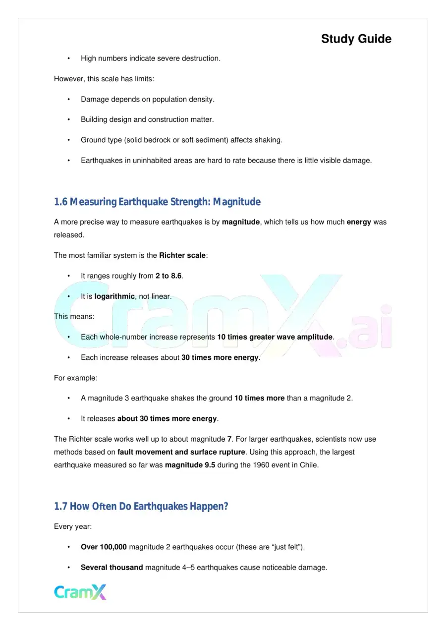 Geology - Earthquakes, page 4