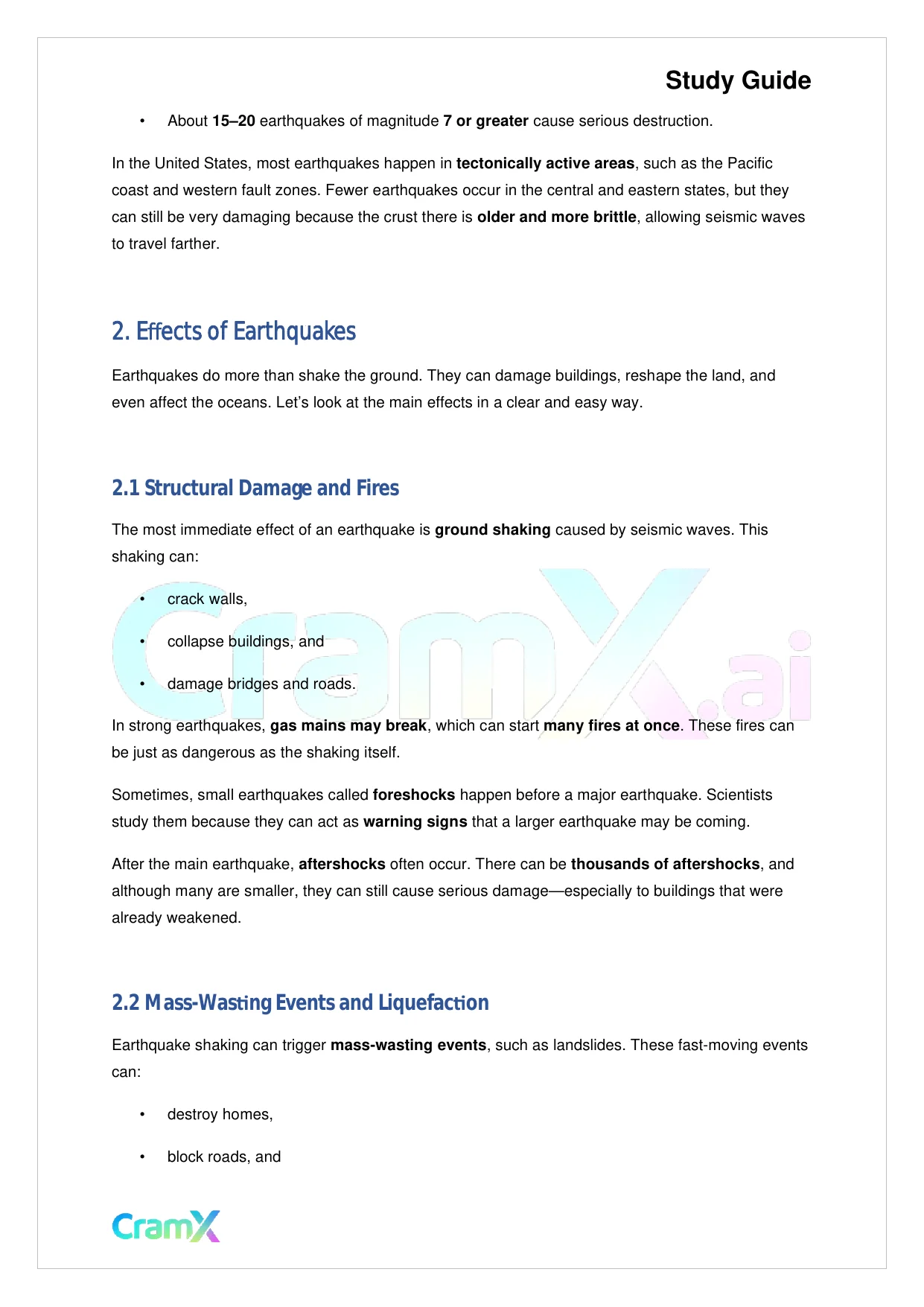 Geology - Earthquakes - Page 5 preview image