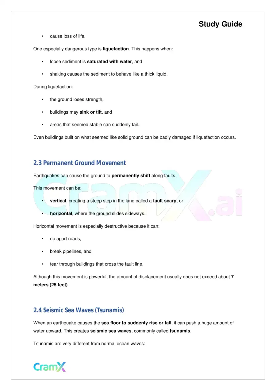 Geology - Earthquakes, page 6