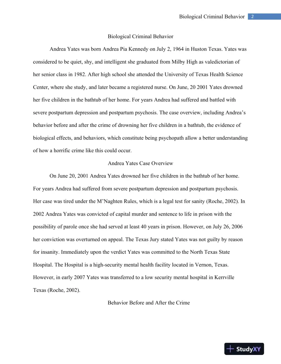 Biological Criminal Behavior, page 3