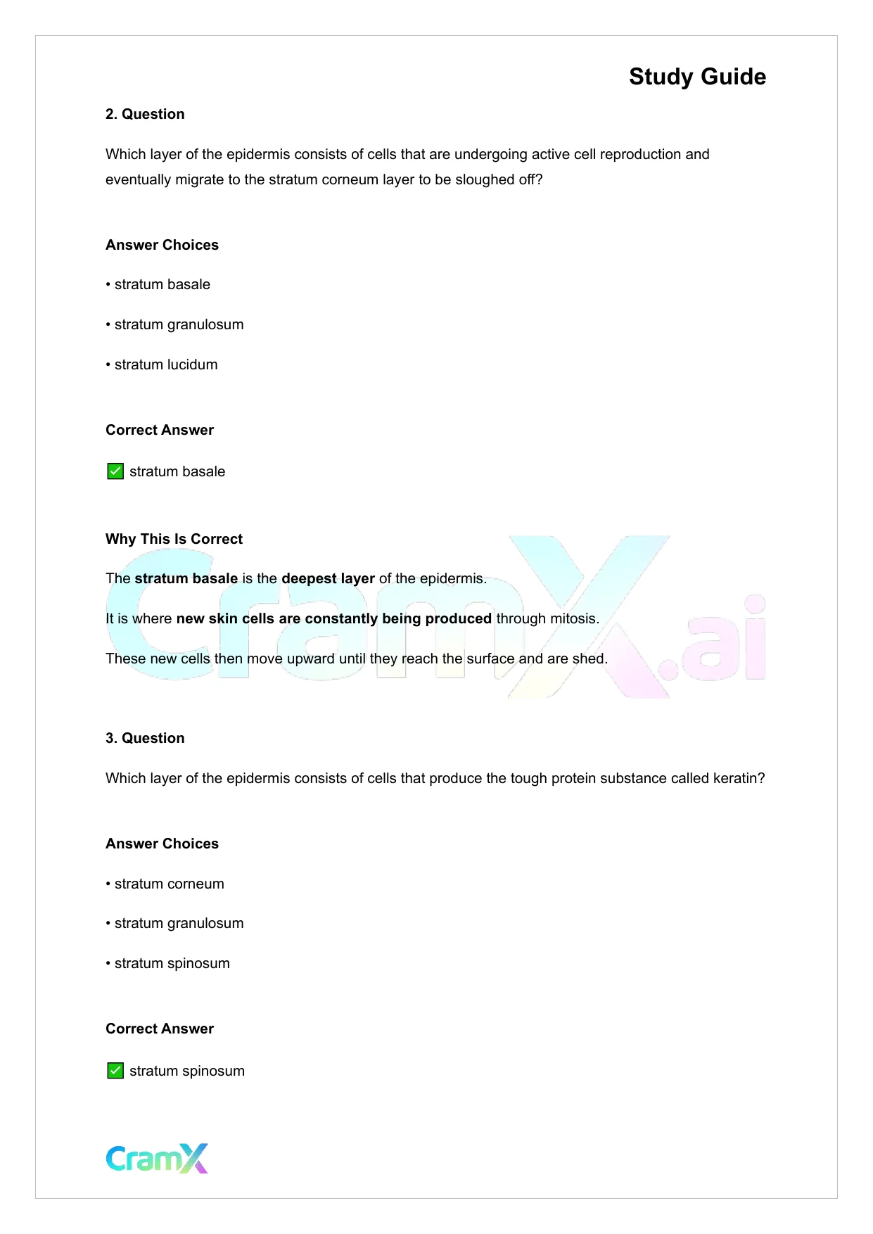 Anatomy and Physiology - The Integumentary System - Page 6 preview image