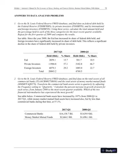Economics of Money, Banking and Financial Markets, The, Business School Edition, 5th Edition Solution Manual - Page 16 preview image
