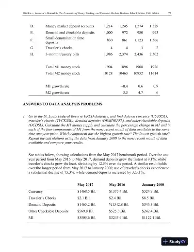 Economics of Money, Banking and Financial Markets, The, Business School Edition, 5th Edition Solution Manual - Page 23 preview image