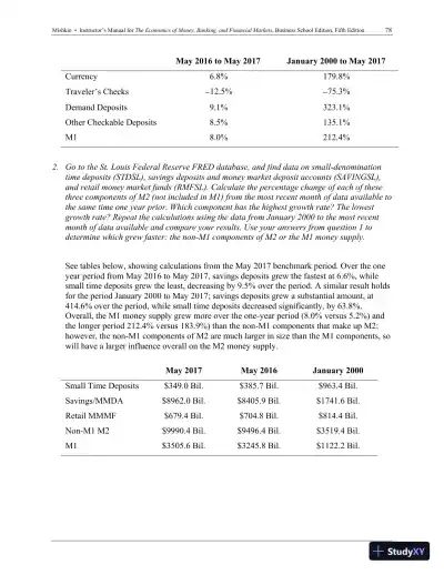 Economics of Money, Banking and Financial Markets, The, Business School Edition, 5th Edition Solution Manual - Page 24 preview image