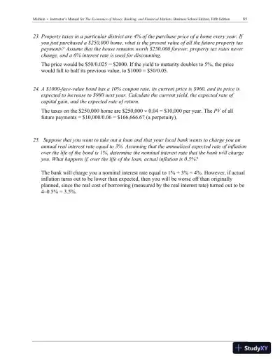 Economics of Money, Banking and Financial Markets, The, Business School Edition, 5th Edition Solution Manual - Page 31 preview image