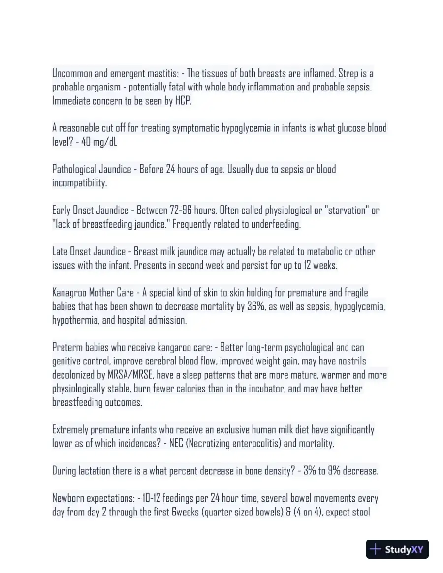 2024 CLC Postnatal Health Certified Lactation Counselor Exam With Answers (253 Solved Questions), page 3