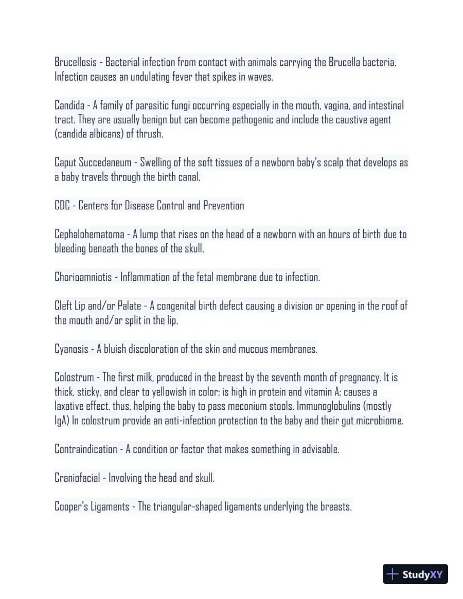 2024 CLC Postnatal Health Certified Lactation Counselor Exam With Answers (253 Solved Questions), page 6