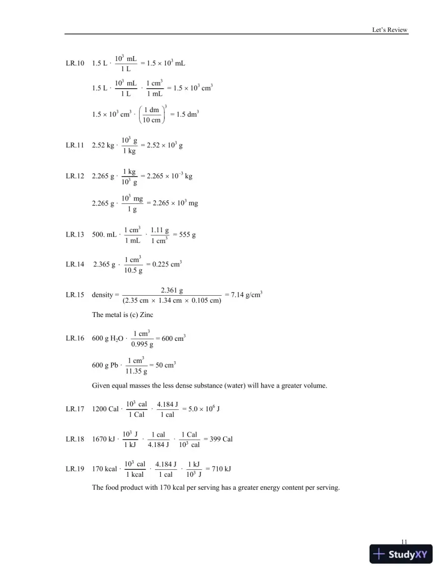 Solution Manual For Chemistry And Chemical Reactivity, 9th Edition, page 14