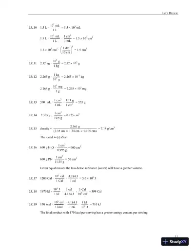 Solution Manual For Chemistry And Chemical Reactivity, 9th Edition - Page 14 preview image