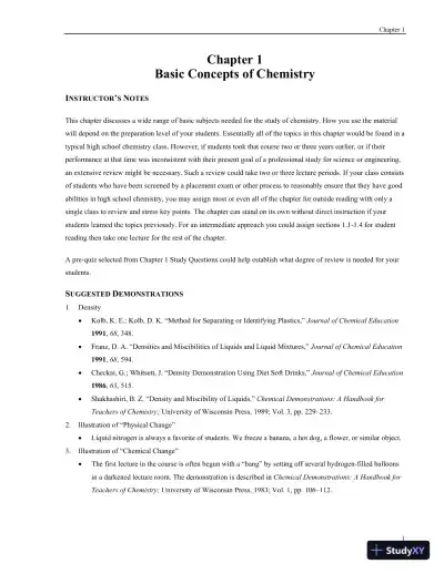 Solution Manual For Chemistry And Chemical Reactivity, 9th Edition - Page 4 preview image