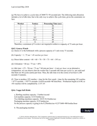 Solution Manual For Matching Supply with Demand: An Introduction to Operations Management, 4th Edition - Page 13 preview image