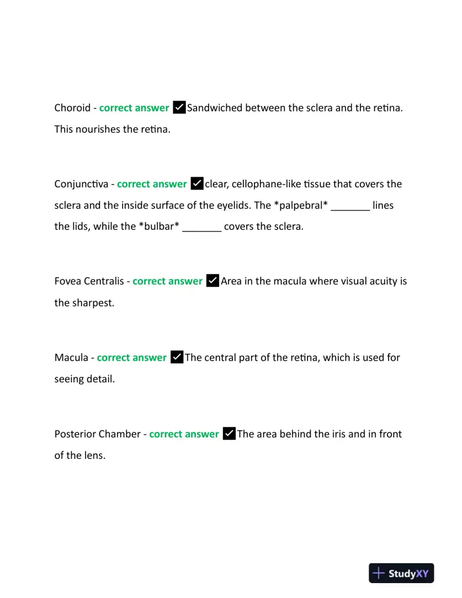 2023 CPO Paraoptometric Certification Exam With Answers (320 Solved Questions), page 7
