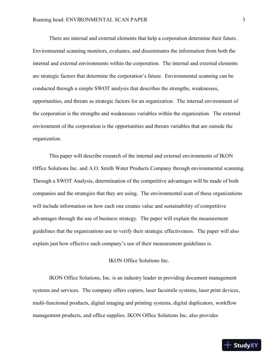 MGT/498 Environmental Scan Paper - University of Phoenix, page 4
