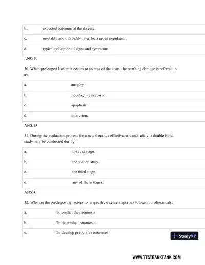 Test Bank For Pathophysiology of Disease: An Introduction to Clinical Medicine, 8th Edition - Page 11 preview image