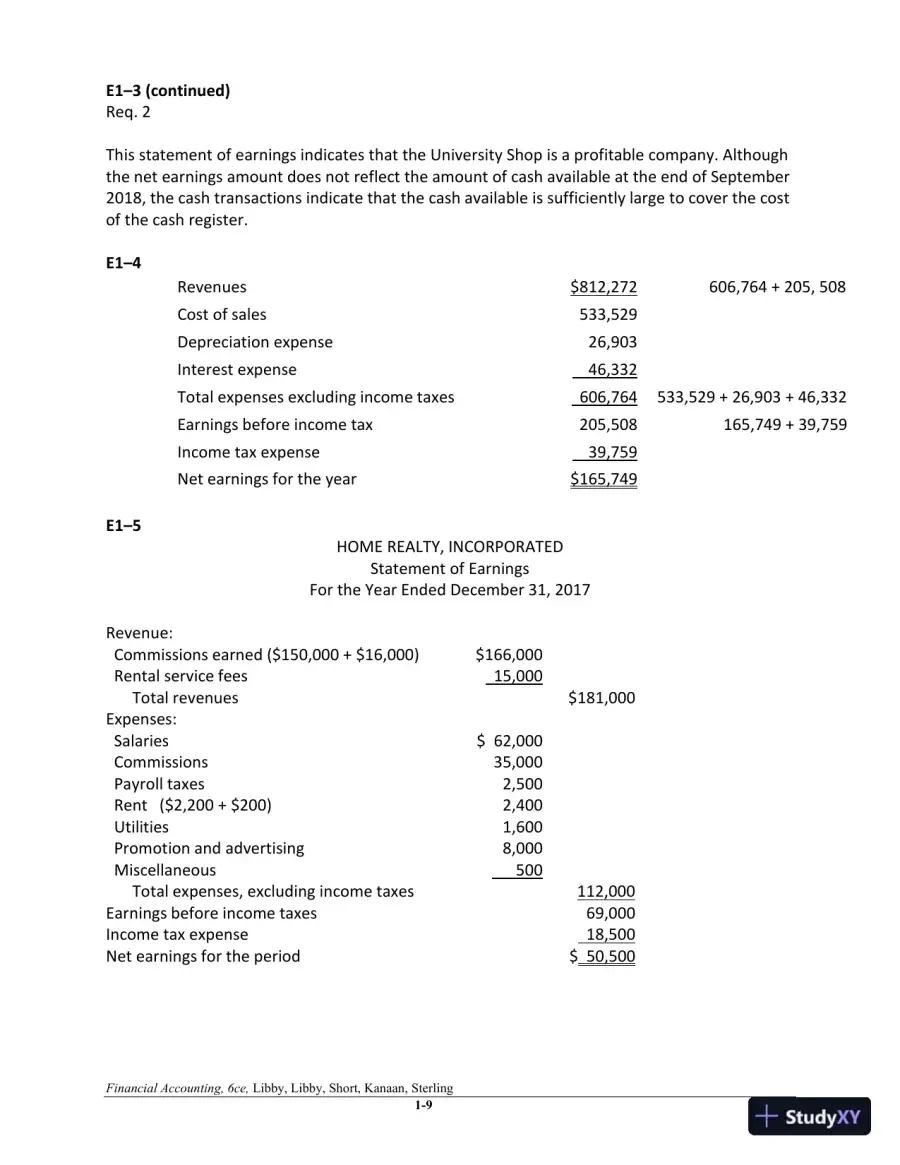 Financial Accounting 6th Canadian Edition Solution Manual, page 10