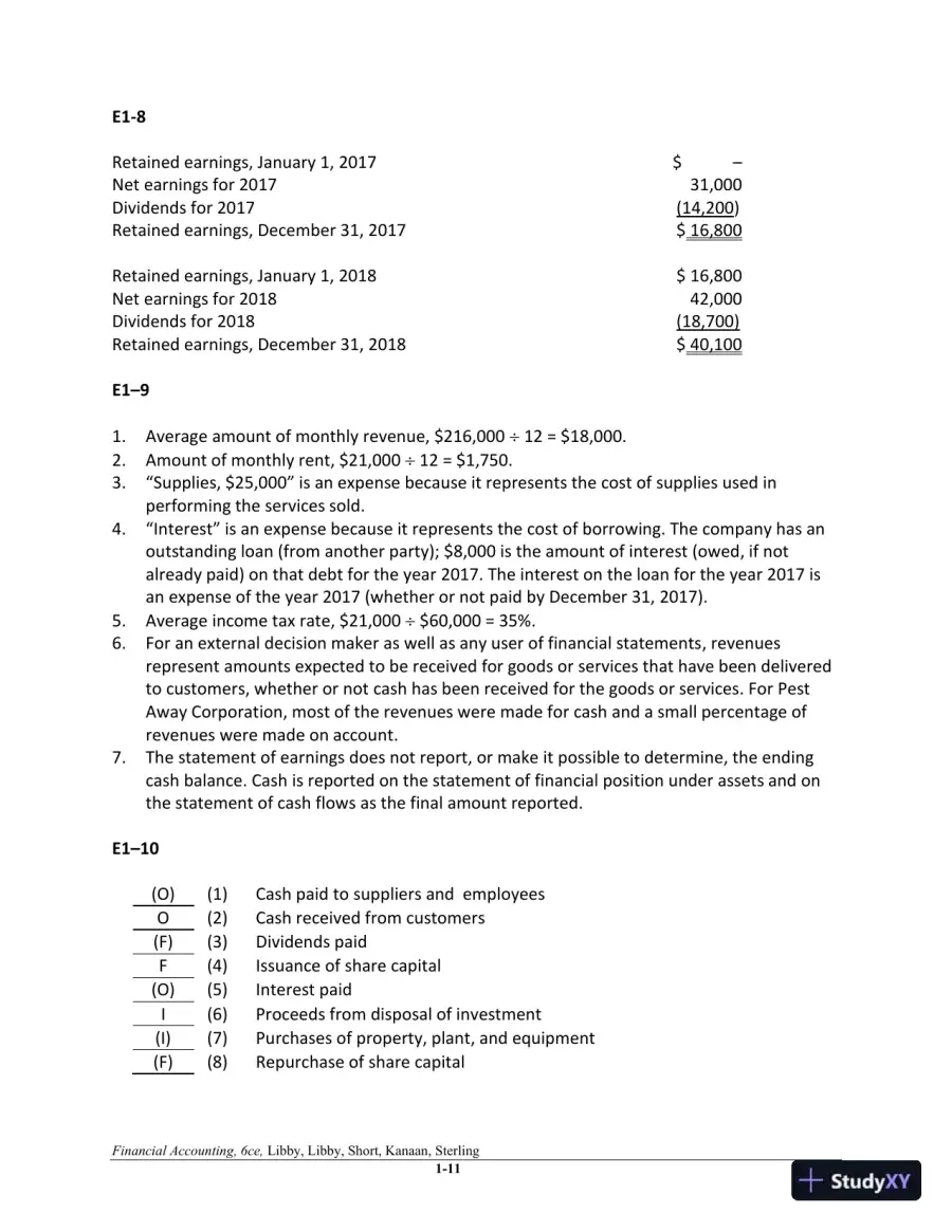 Financial Accounting 6th Canadian Edition Solution Manual, page 12