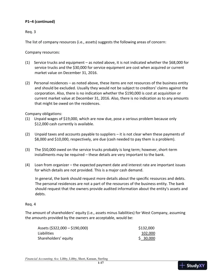 Financial Accounting 6th Canadian Edition Solution Manual, page 18