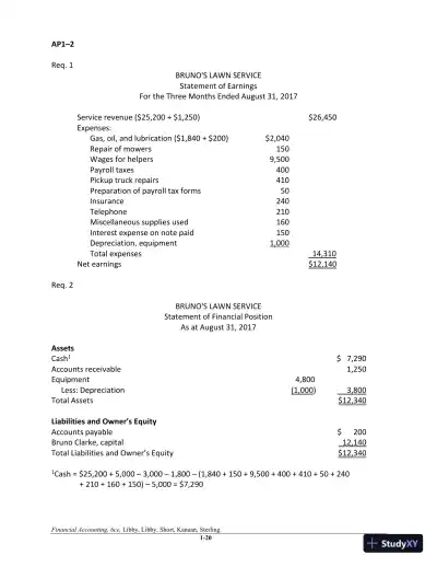 Financial Accounting 6th Canadian Edition Solution Manual - Page 21 preview image