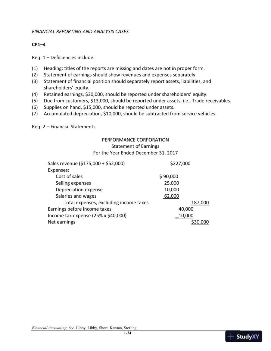 Financial Accounting 6th Canadian Edition Solution Manual, page 25