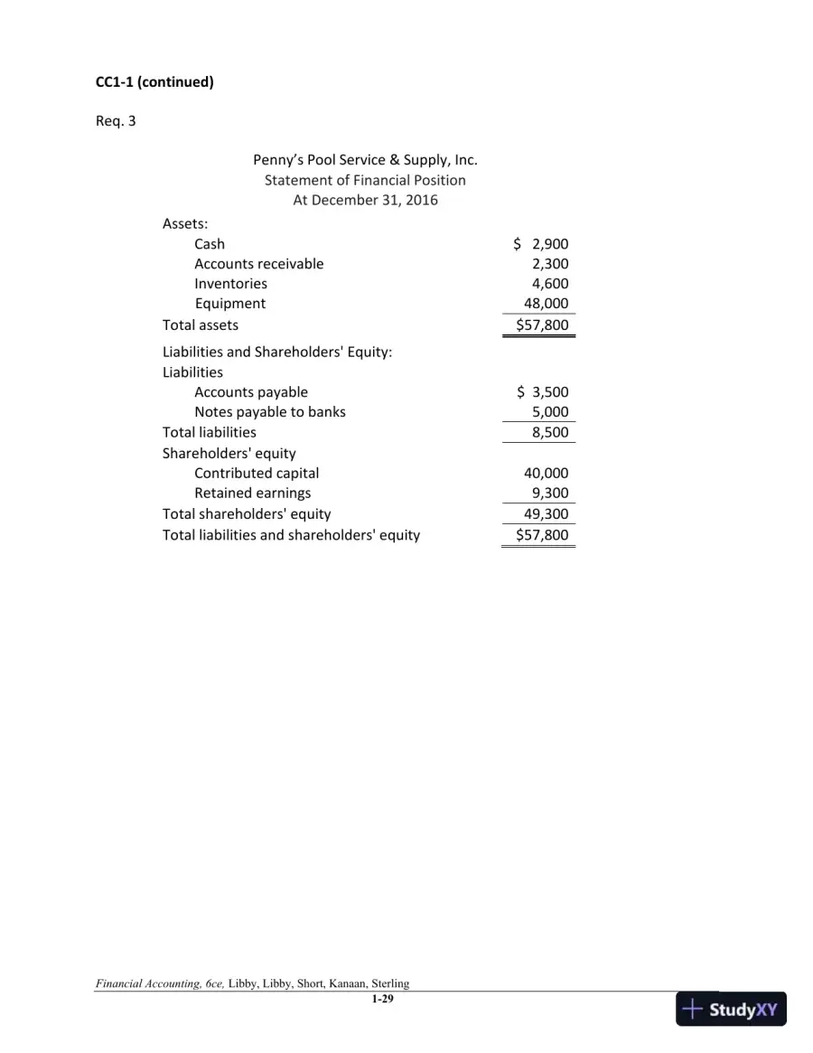 Financial Accounting 6th Canadian Edition Solution Manual, page 30