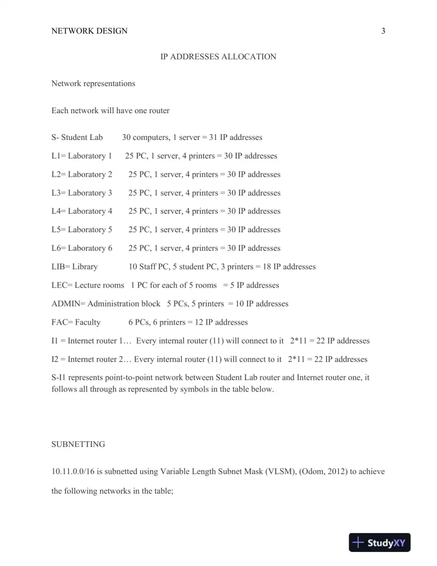 Designing and Implementing a Mesh Topology Network for Campus Connectivity: Redundancy, Reliability, and IP Address Allocation, page 4