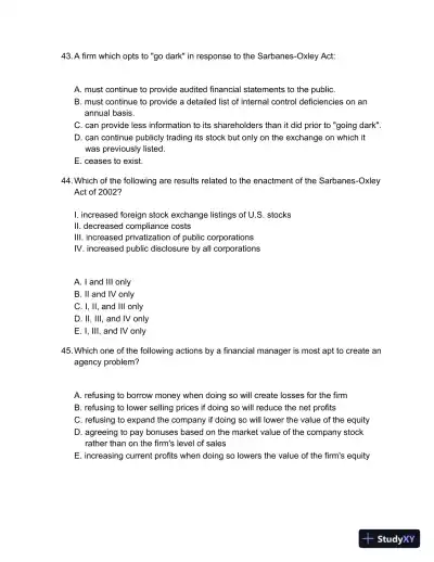 Test Bank For Fundamentals Of Corporate Finance Standard Edition, 10th Edition - Page 15 preview image