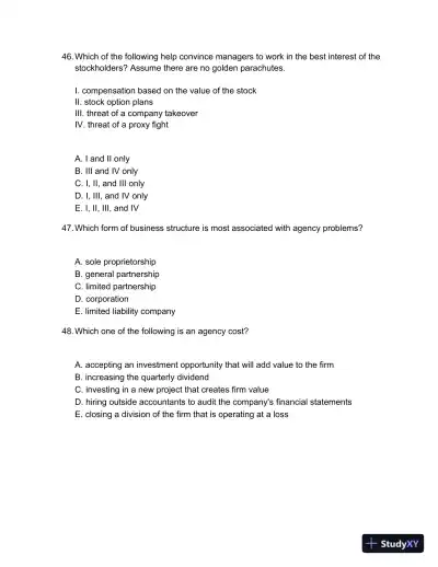 Test Bank For Fundamentals Of Corporate Finance Standard Edition, 10th Edition - Page 16 preview image